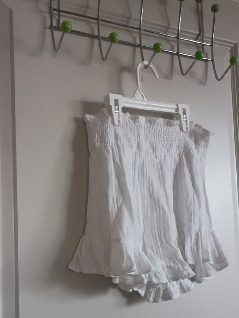 Cute White GB Brand Shorts